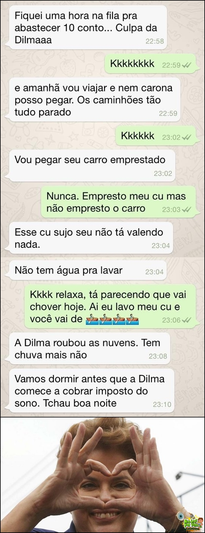 dilma zoeira