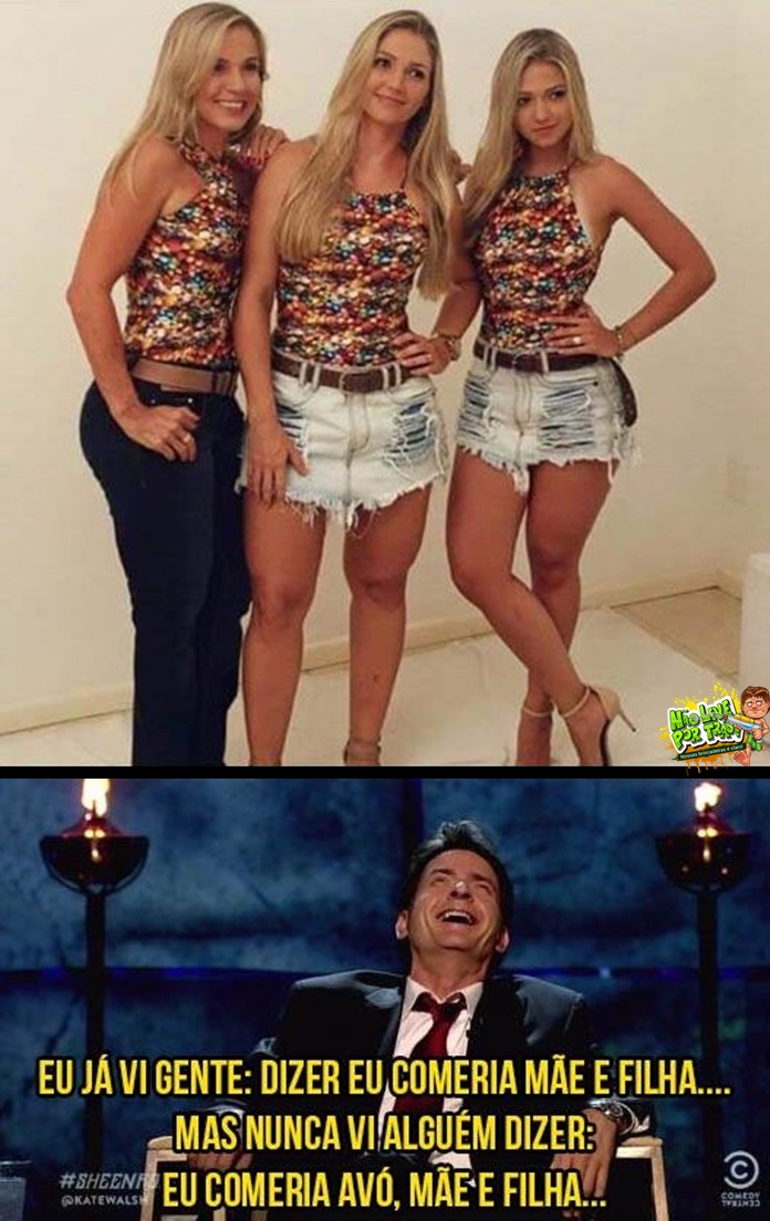 avó, mãe e filha