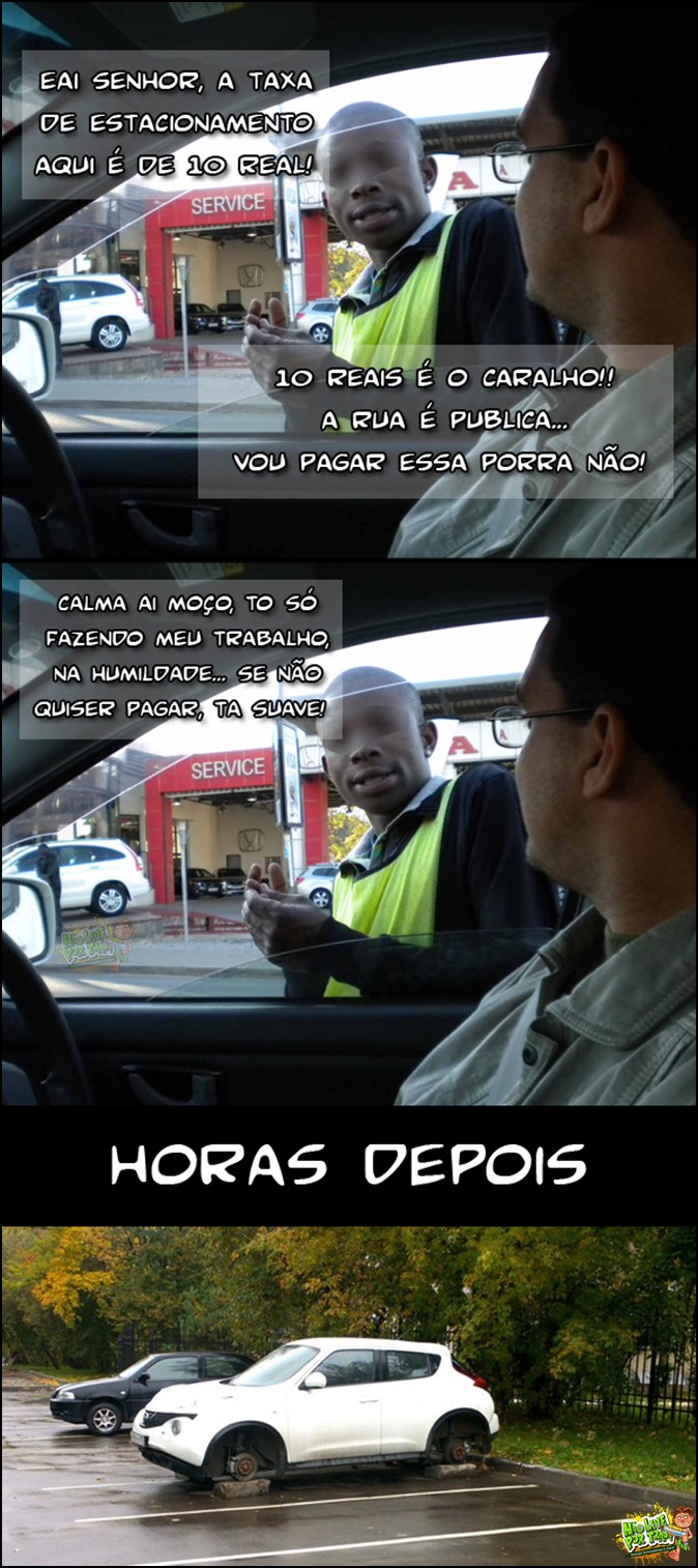 pagar flanelinha