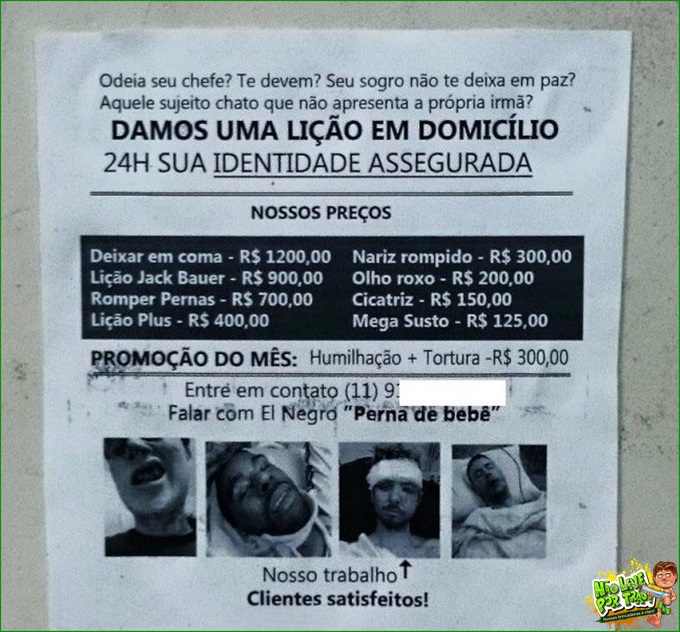dar uam lição em alguem