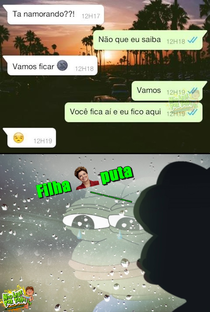 levando fora no watsap