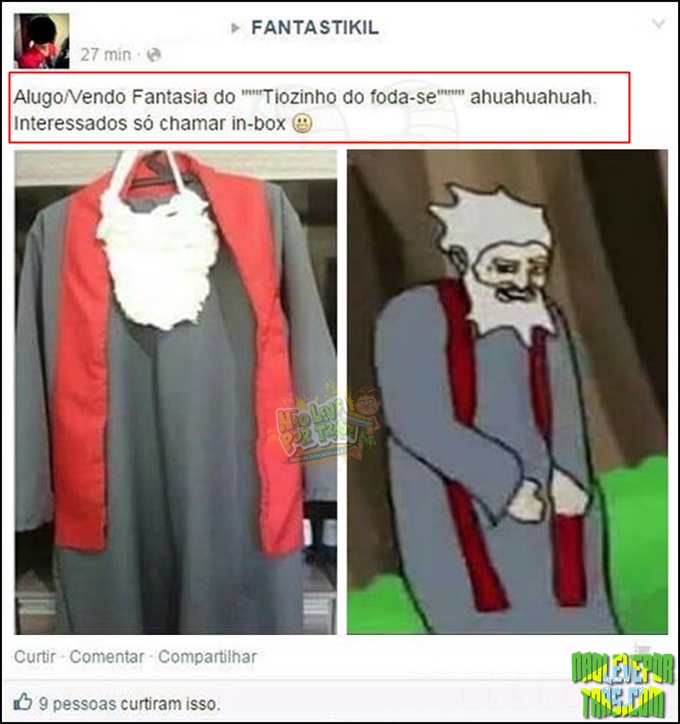 fantasia do foda-se