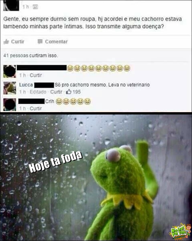 tirando duvida no facebook