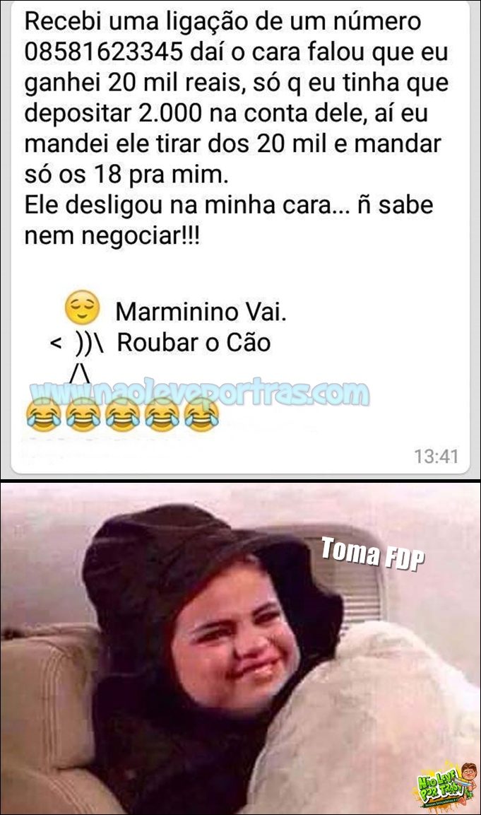 negociando com o bandido