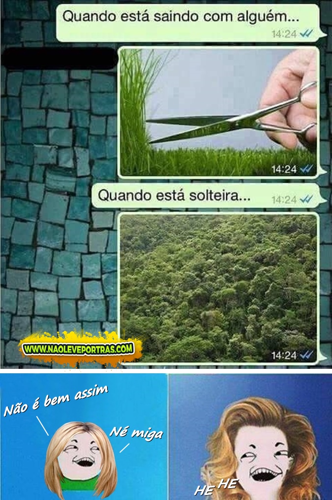 quando esta sando com algem vc solteira