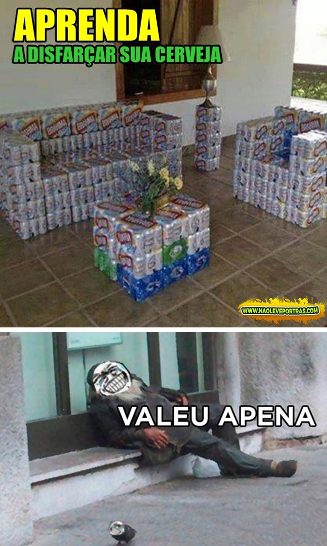 APRENDA A DISFARÇAR A CERVEJA