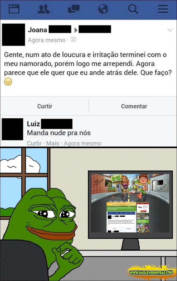manda nudes pra nois