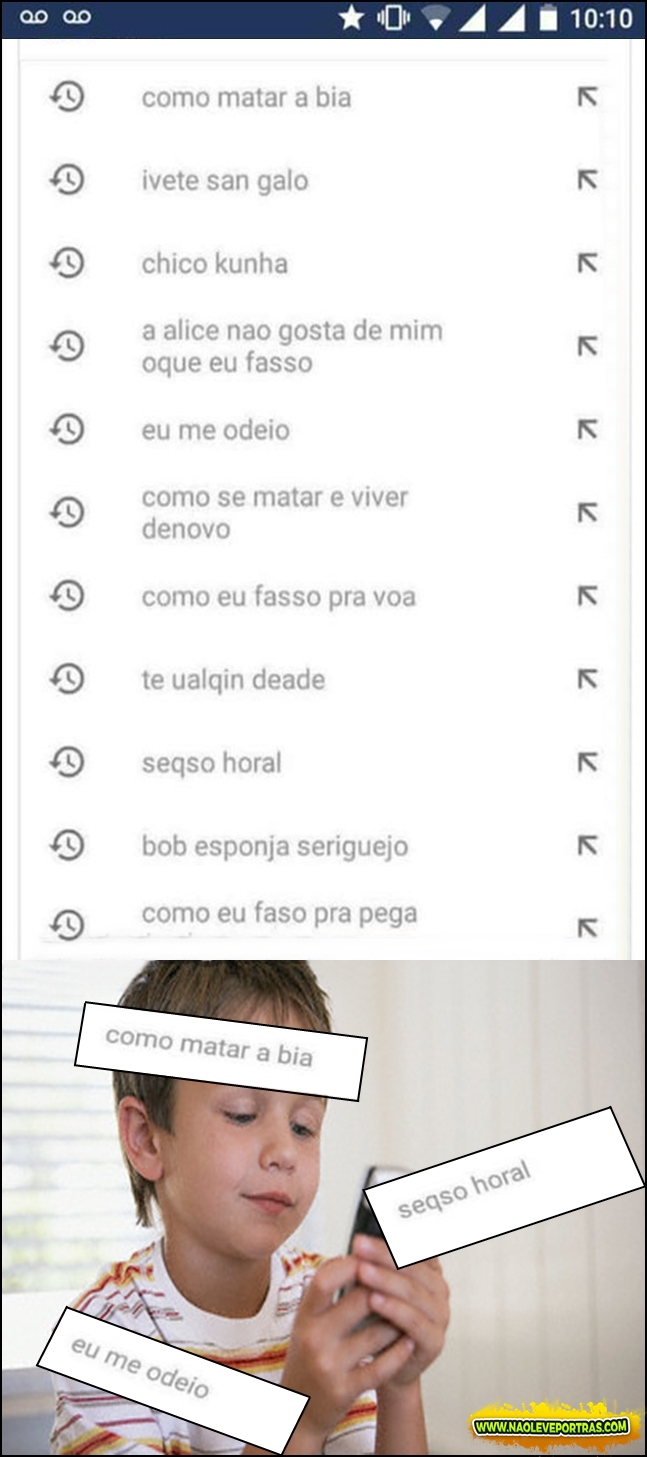 wtf celular de criança