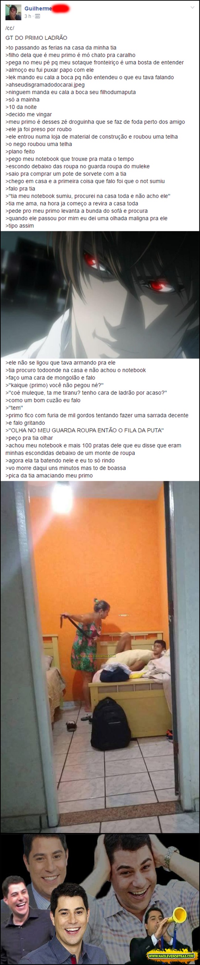 se vingando do primo