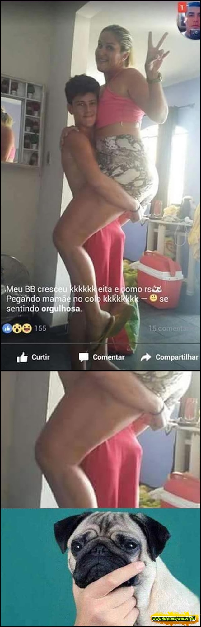 pegando a mamae no colo