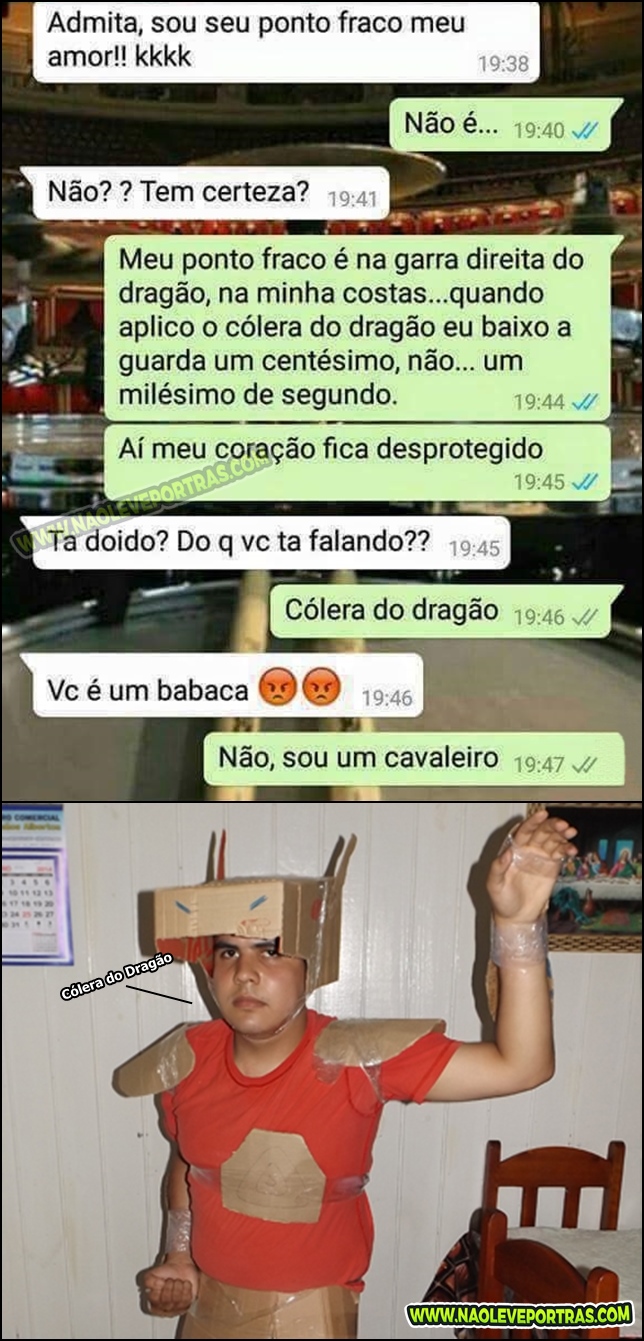 ponto-fraco de um cavaleiro