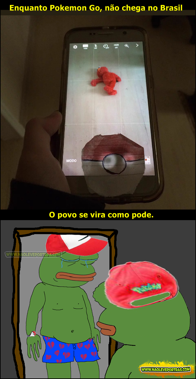Enquanto Pokemon Go, não chega no Brasil...