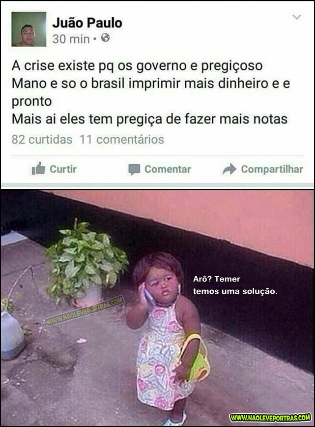 Uma soluÃ§Ã£o simples pra crise no Brasil