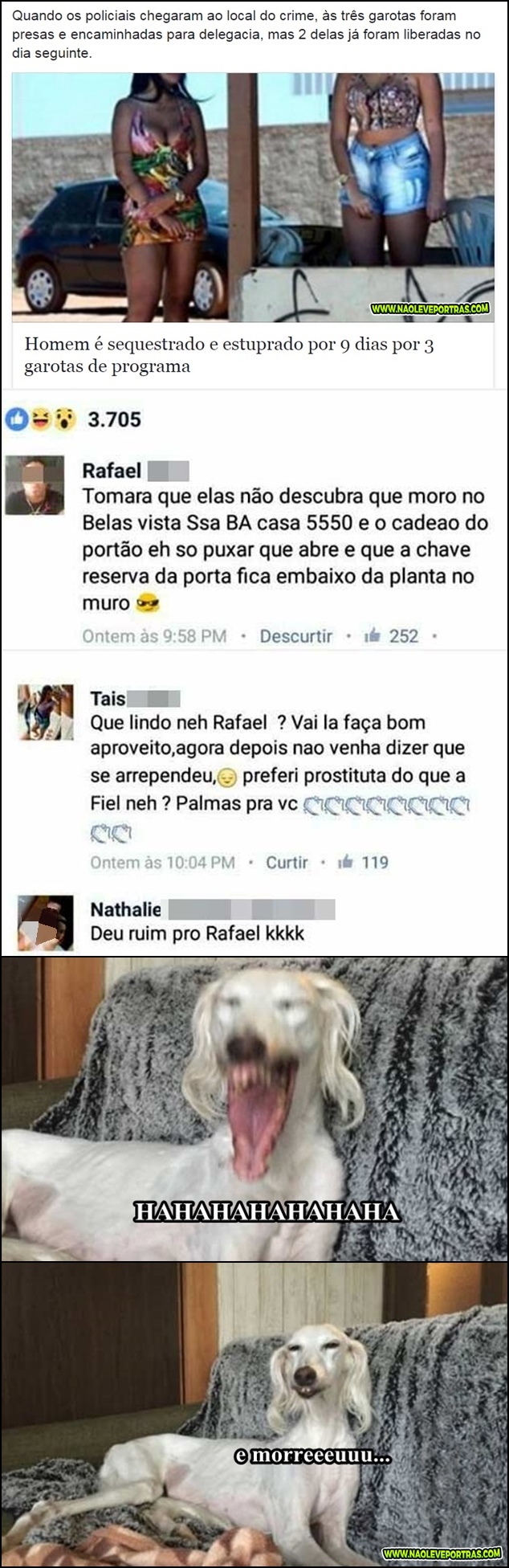 DEU RUIM PRO RAFAEL
