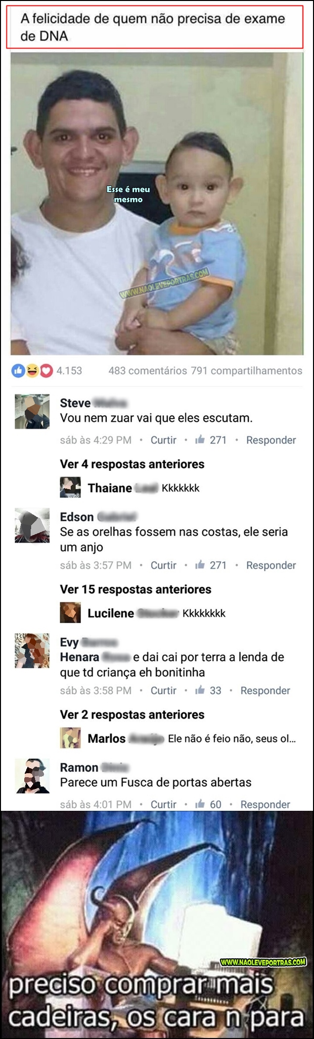 se rir vai para o inferno