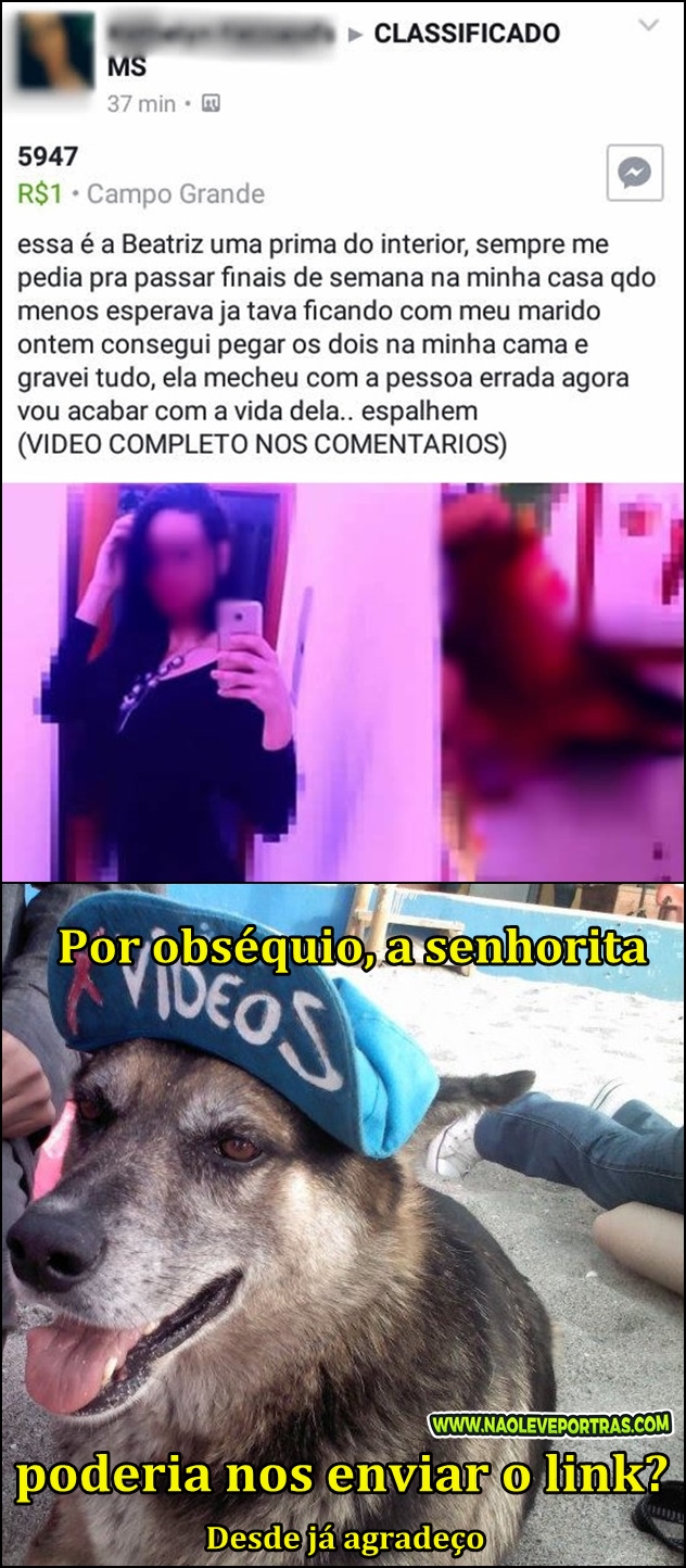 vídeo da prima beatriz