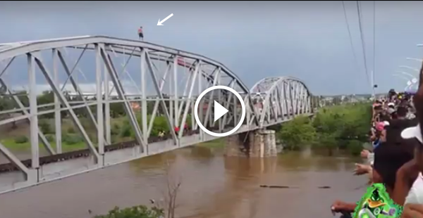Assunto sÃ©rio: InÃ©dito homem quase morre ao pular da ponte de Iguatu CearÃ¡ !