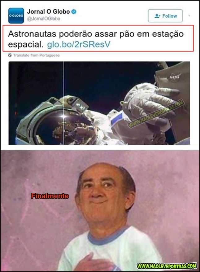 no céu tem pão
