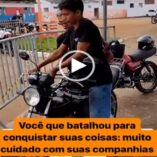 bateu o motor