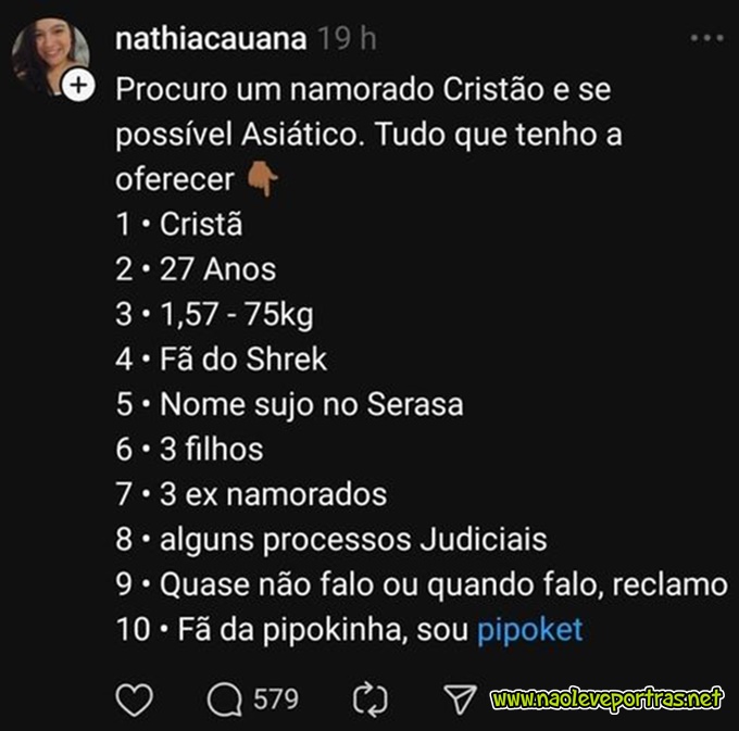 namorada crista