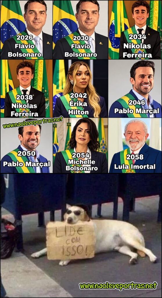 Vim do futuro trazer a sucessão presidencial dos próximos anos  👊