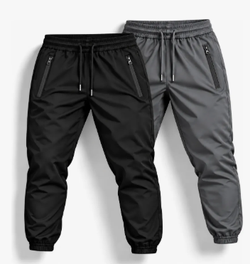 Kit 2 Calça Academia Poliamida Elastano Jogger Masculina