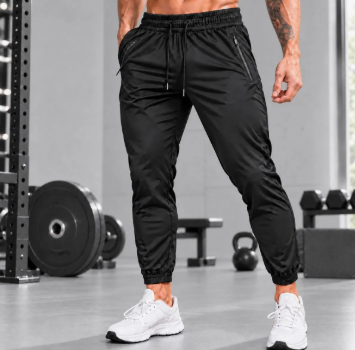 Kit 2 Calça Academia Poliamida Elastano Jogger Masculina