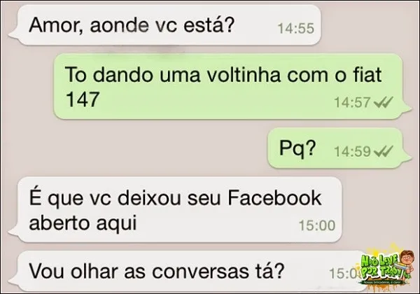 face aberto