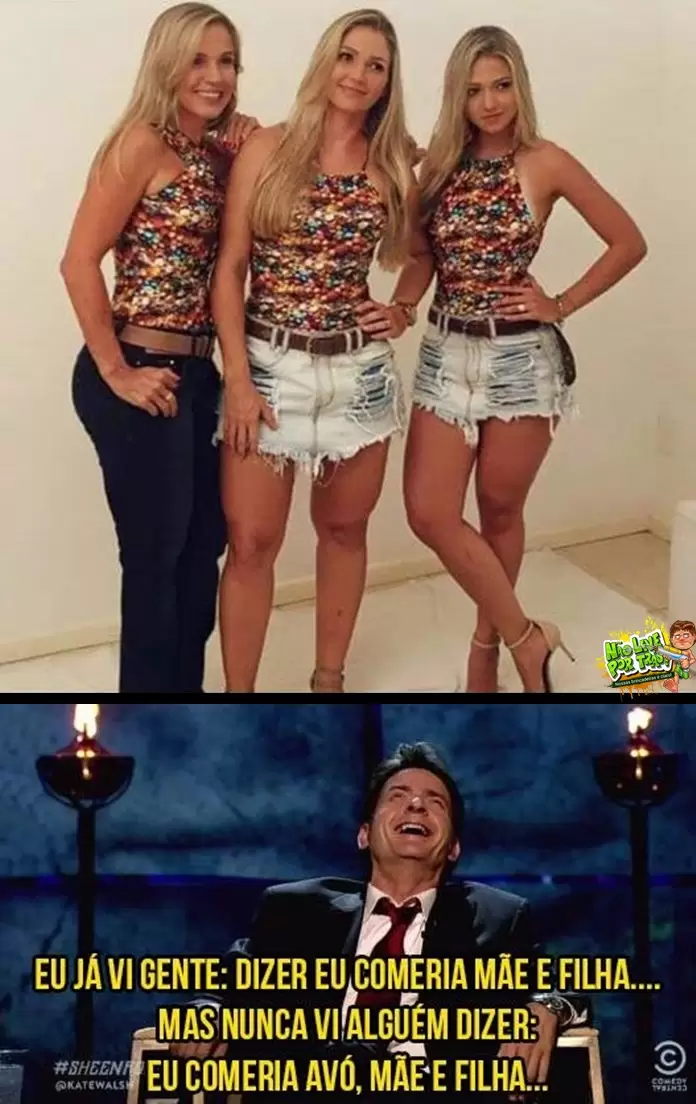 avó, mãe e filha