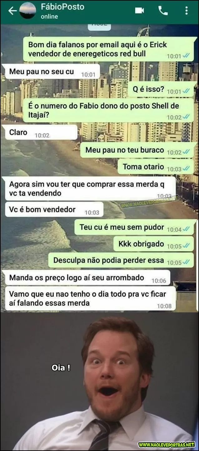 vendedor malandro