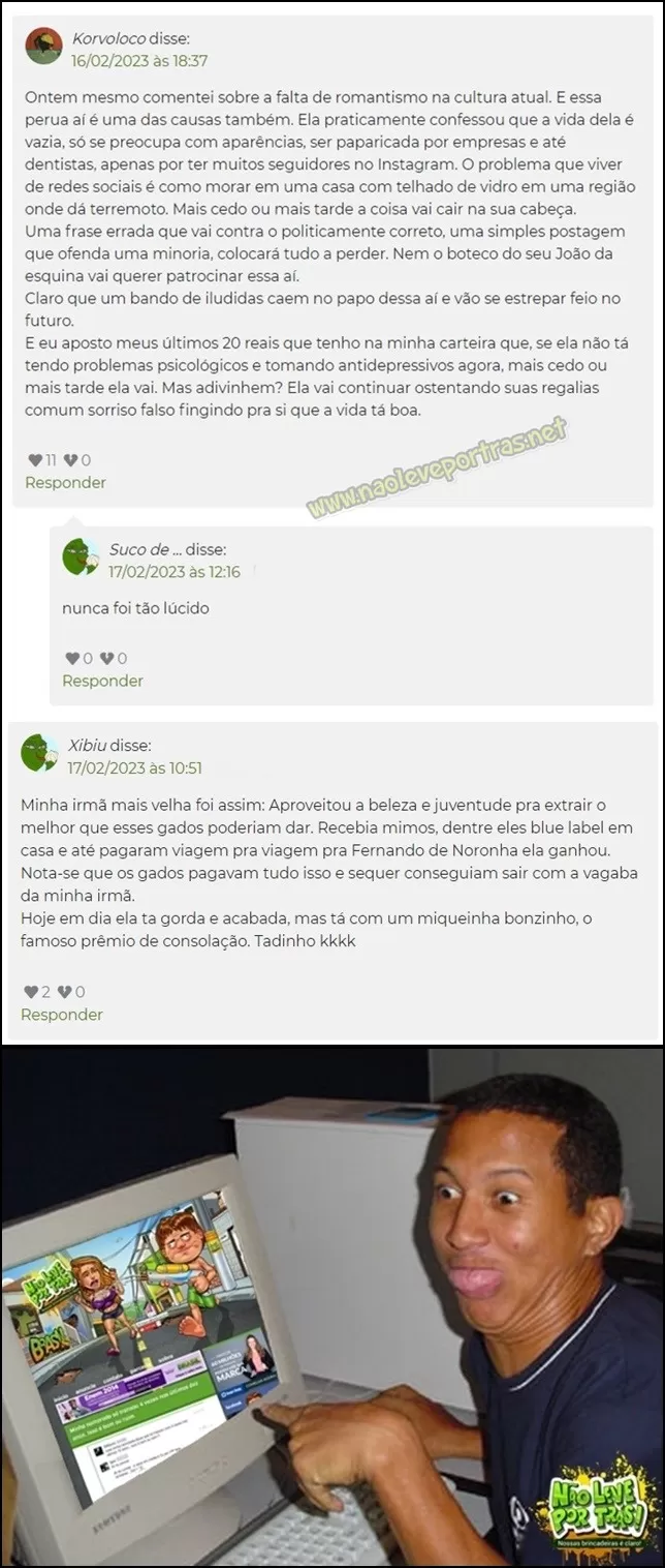 comentários