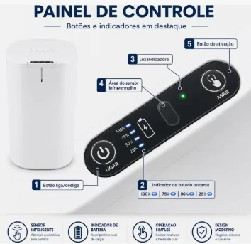 Lixeira Inteligente 16l Sensor Automático